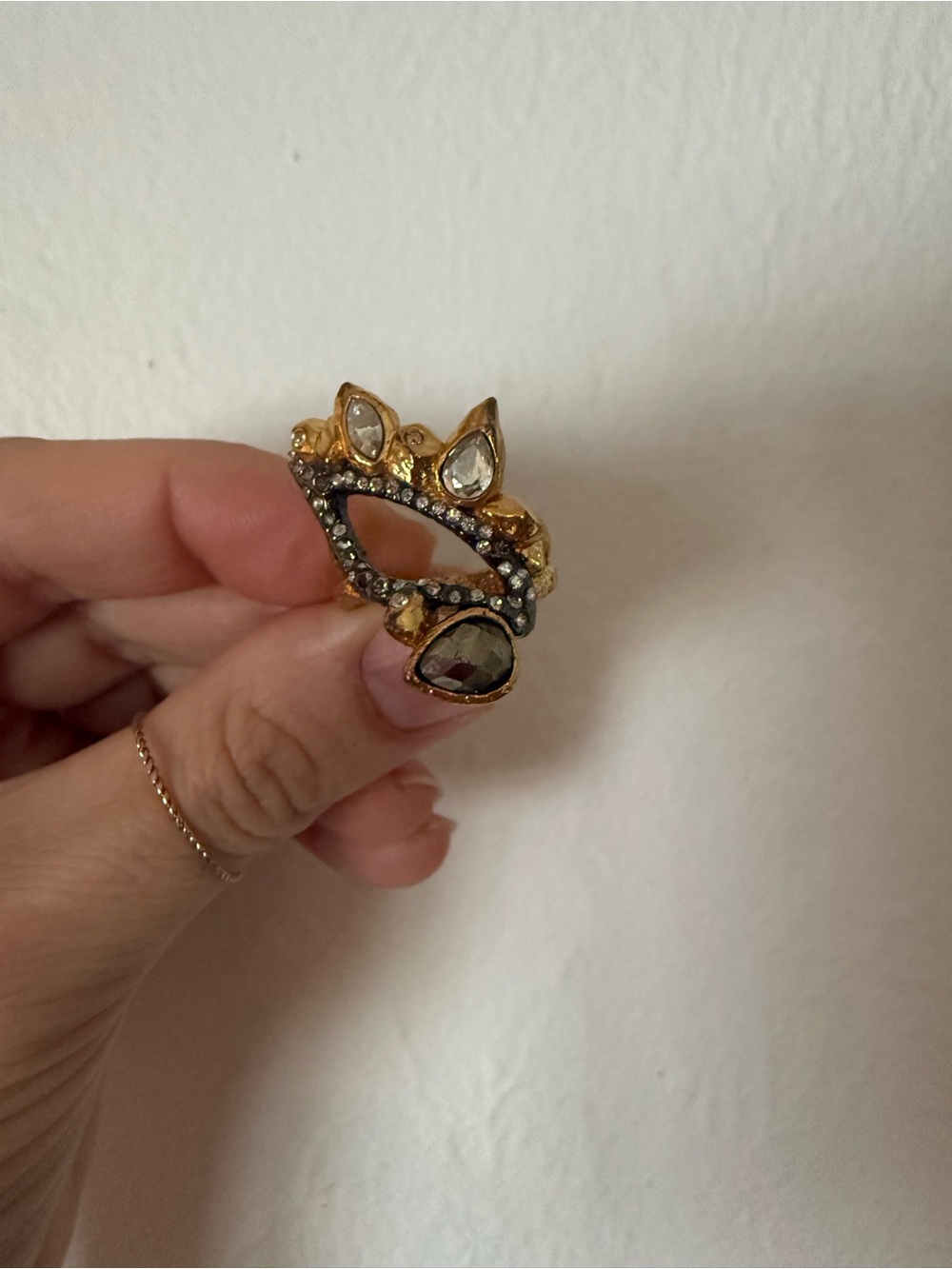 Alexis Bittar Mixed Metal Cocktail Ring